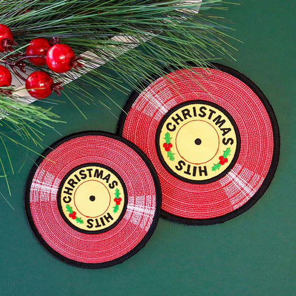 Christmas Hits Record Trivet (In-the-Hoop) - Image 8