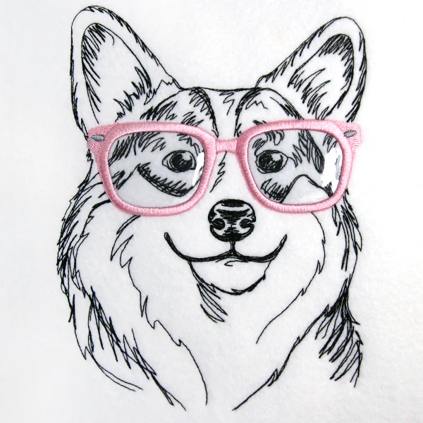 Corgi Specs (Vinyl Applique) - Image 4