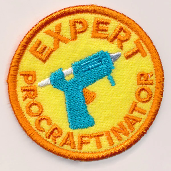 Crafty Merit Badges - Procraftinator (Patch) - Image 2