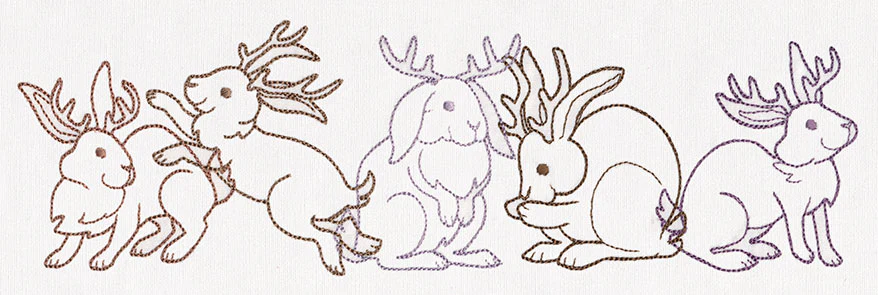 Creature Feature - Jackalope Border - Image 5