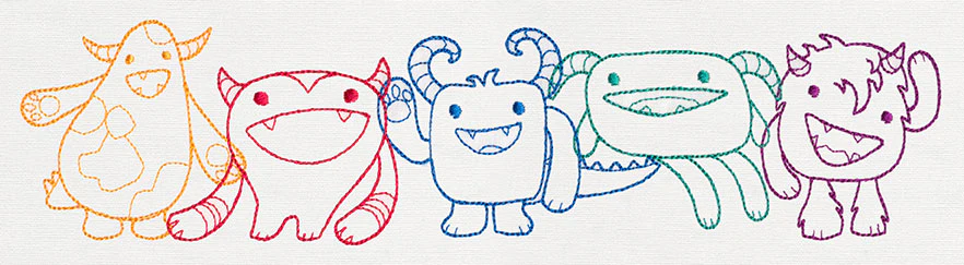Creature Feature - Monster Border