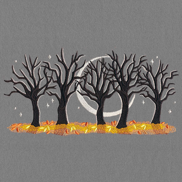 Crescent Moon Forest Border - Image 3