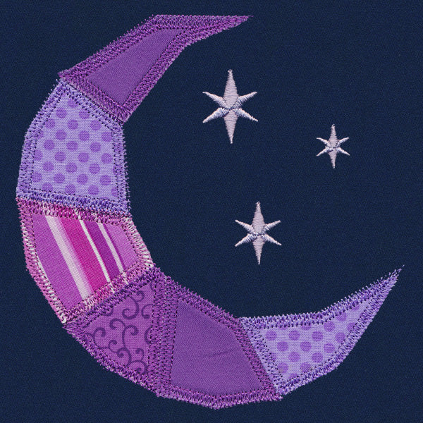 Crescent Moon Quilt Block (In-the-Hoop) - Image 2