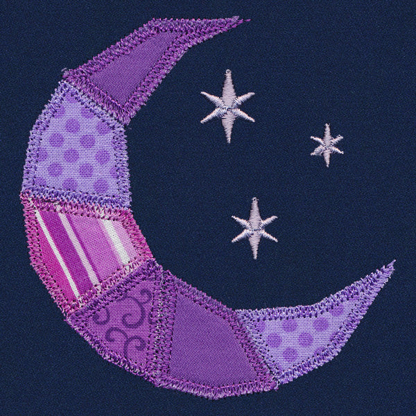 Crescent Moon Quilt Block (In-the-Hoop) - Image 4
