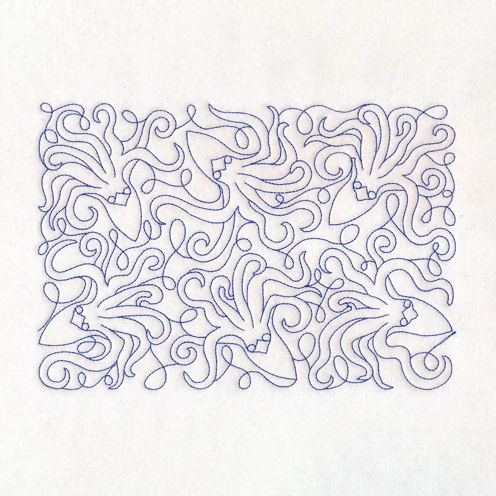 Cryptid Creatures - Kraken (Edge-to-Edge Quilting) - Image 2
