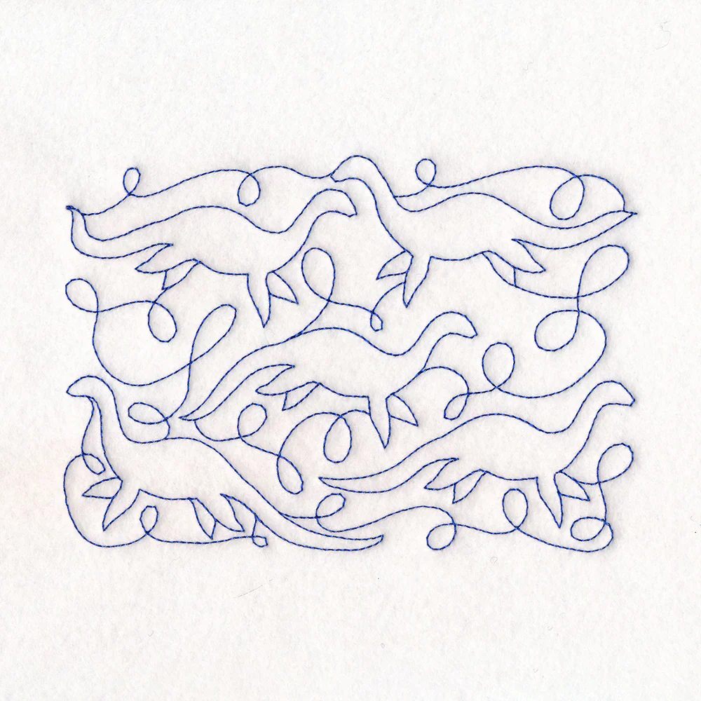 Cryptid Creatures - Nessie (Edge-to-Edge Quilting) - Image 5