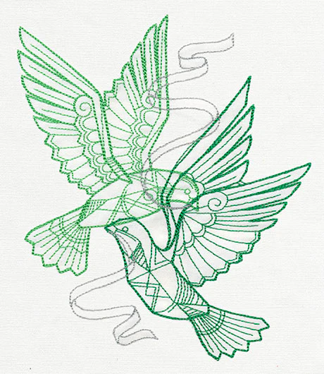 Crystal Christmas - Doves - Image 4