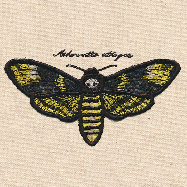Death's Head Moth (3D Applique) - Image 3