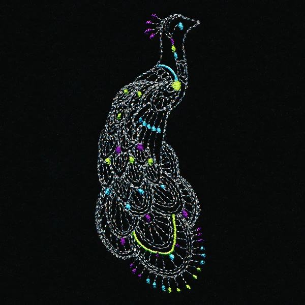 Delicate Boho Peacock - Image 5