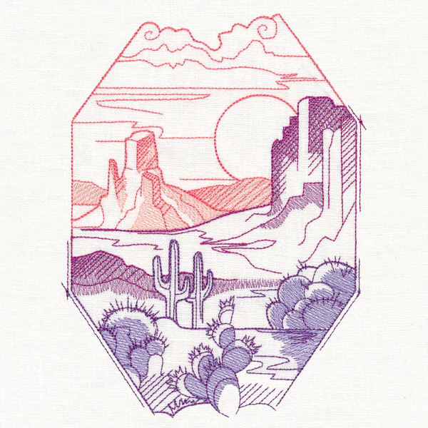 Desert Scene Window - Image 2