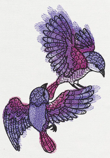 Doodle Sparrows - Image 3
