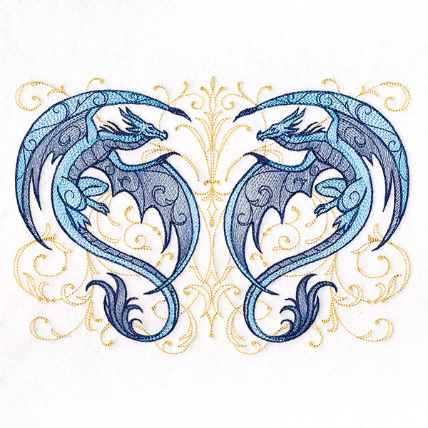 Dragon Spirals Crest