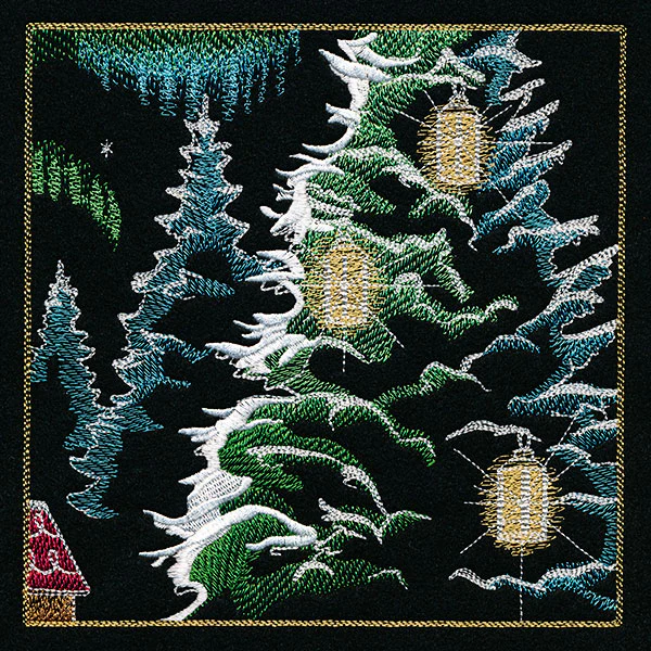Dragons & Gingerbread Christmas Panel 4 - Image 3