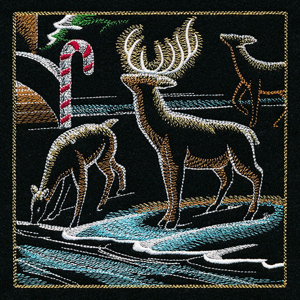 Dragons & Gingerbread Christmas Panel 6 - Image 5