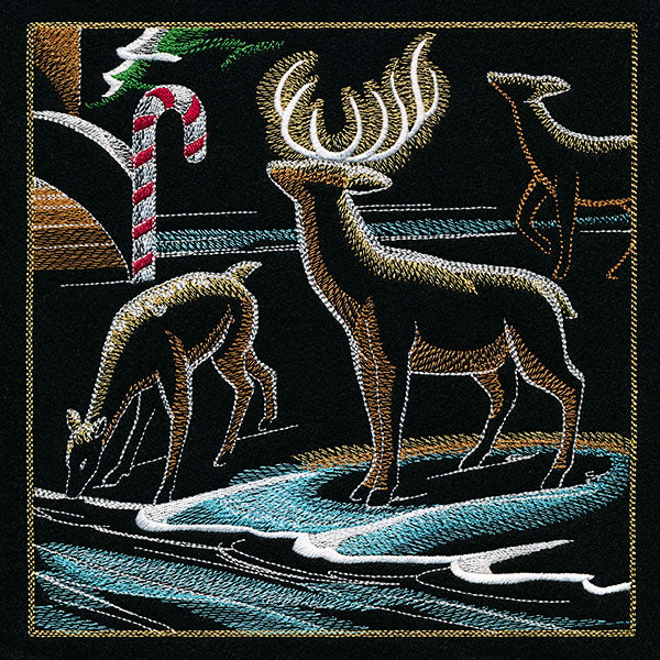 Dragons & Gingerbread Christmas Panel 6 - Image 9