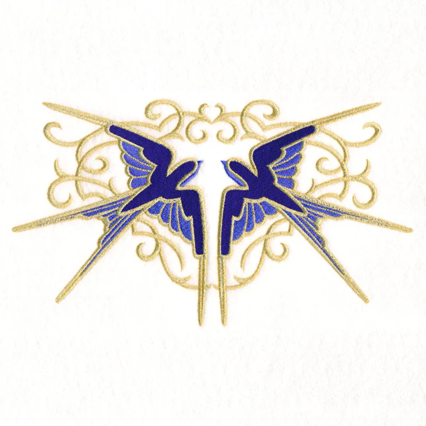Elegant Baroque Swallows - Image 3