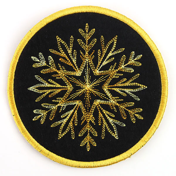 Elements of Winter Snowflake Coaster 2 (In-the-Hoop) - Image 5