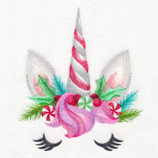 Enchanting Christmas Unicorn Face - Image 5