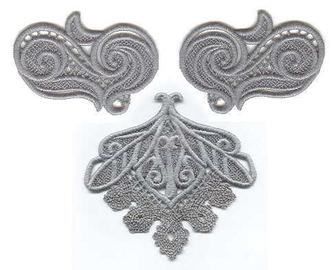 Evenfall Lace Cuff Bracelet (Split) - Image 4