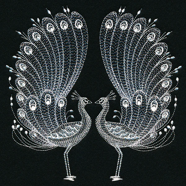 Exquisite Bohemian Peacocks - Image 3