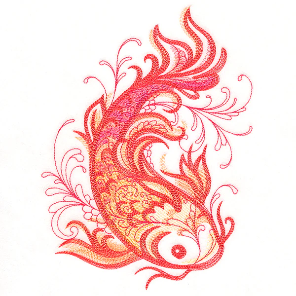 Fanciful Flourishes - Koi - Image 3