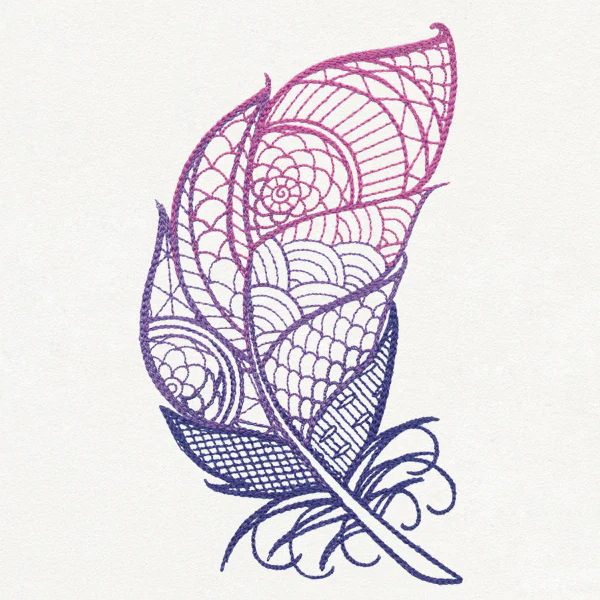 Fancy Feather (Thick Thread) - Image 2