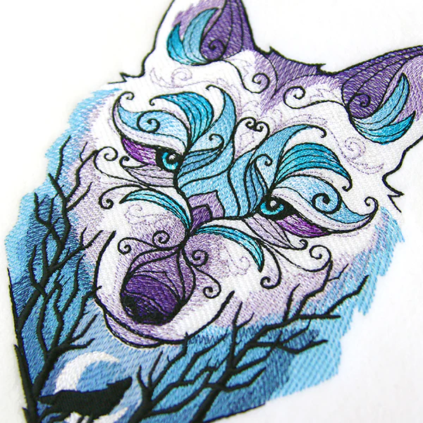 Fantastic Moonlit Wolf Scene - Image 8