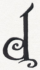 Fantasy Letter D - Lowercase - Image 3