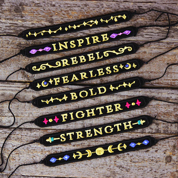 Fierce Affirmations Bracelet - Stars (Lace) - Image 5
