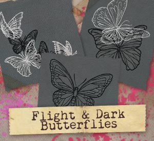 Flight & Dark Butterflies (Design Pack) - Image 2