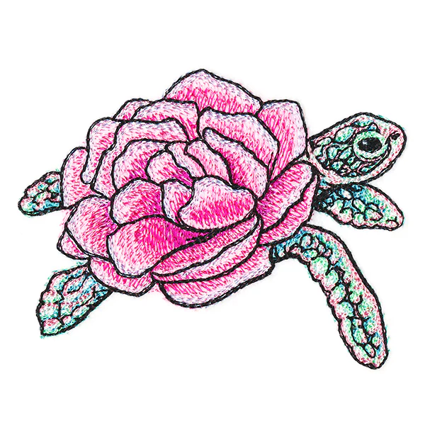 Floral Sea Turtle - Image 3