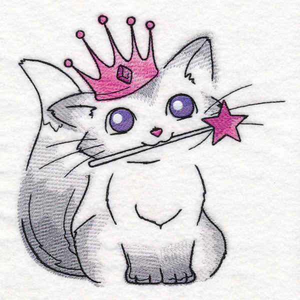 Fluffy Princess Kitty