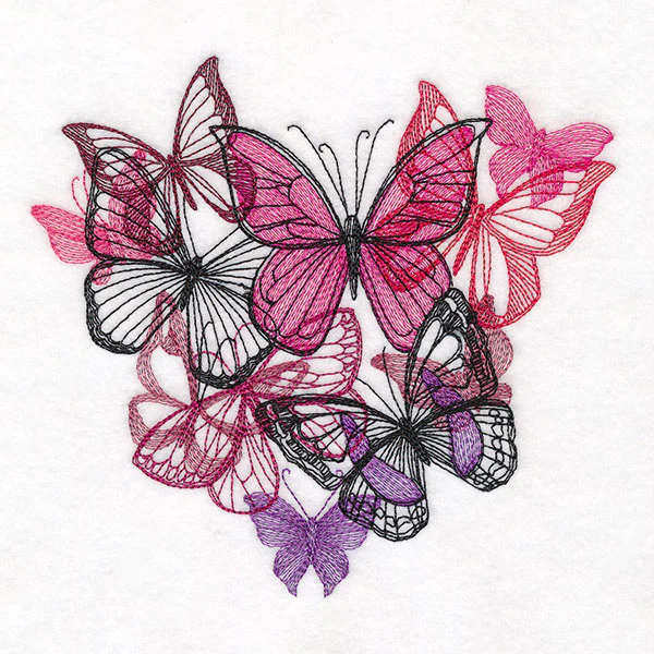 Flutter Into My Heart Butterfly Kaleidoscope - Image 2