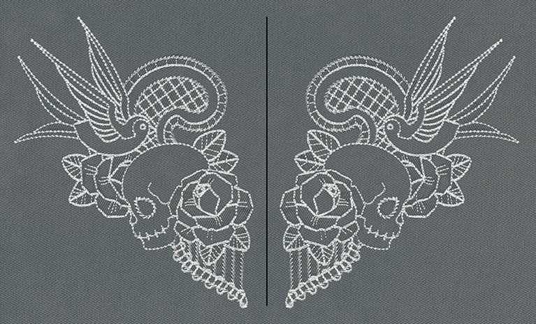Folk Tattoo Neckline (Split) - Image 2