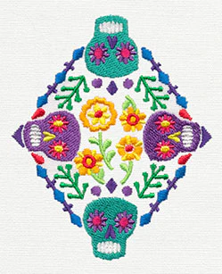Folklorico - Calavera Diamond - Image 3
