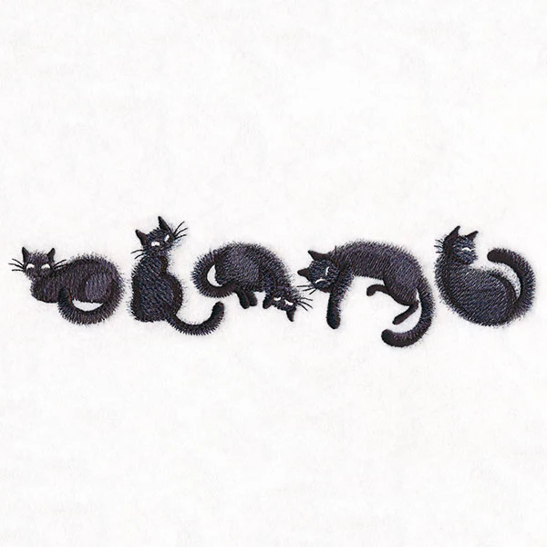 Fuzzy Black Cat Border - Image 3