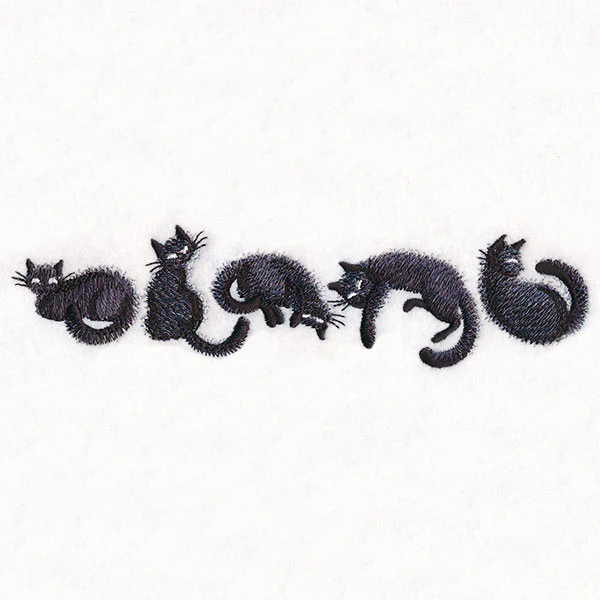 Fuzzy Black Cat Border - Image 5