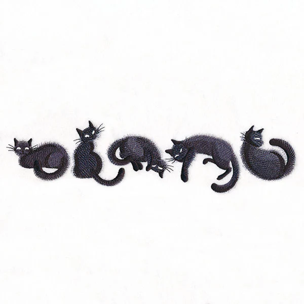 Fuzzy Black Cat Border - Image 9