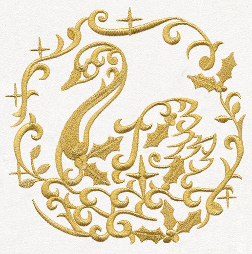 Gilded 12 Days of Christmas - Swan - Image 2
