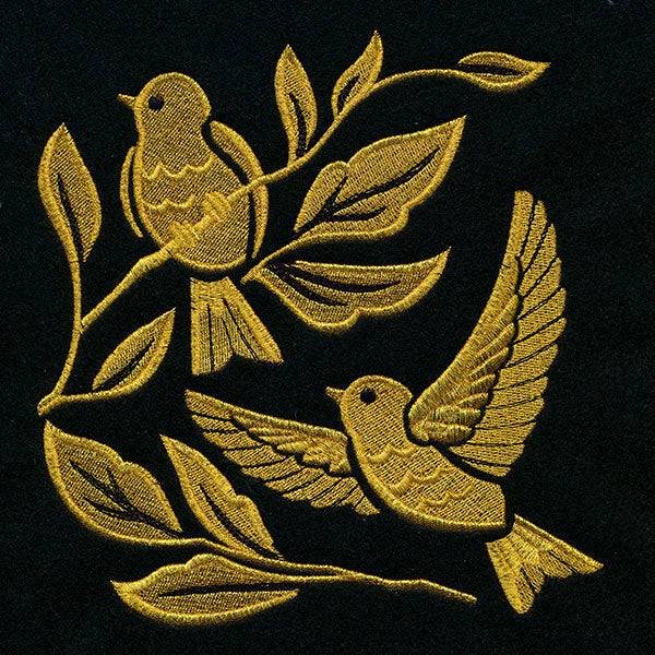 Gilded Birds & Botanicals Square 1 - Image 4