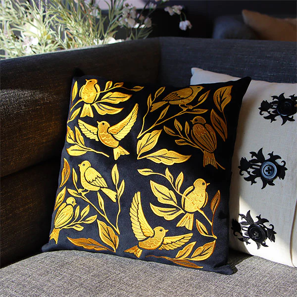 Gilded Birds & Botanicals Square 1 - Image 5