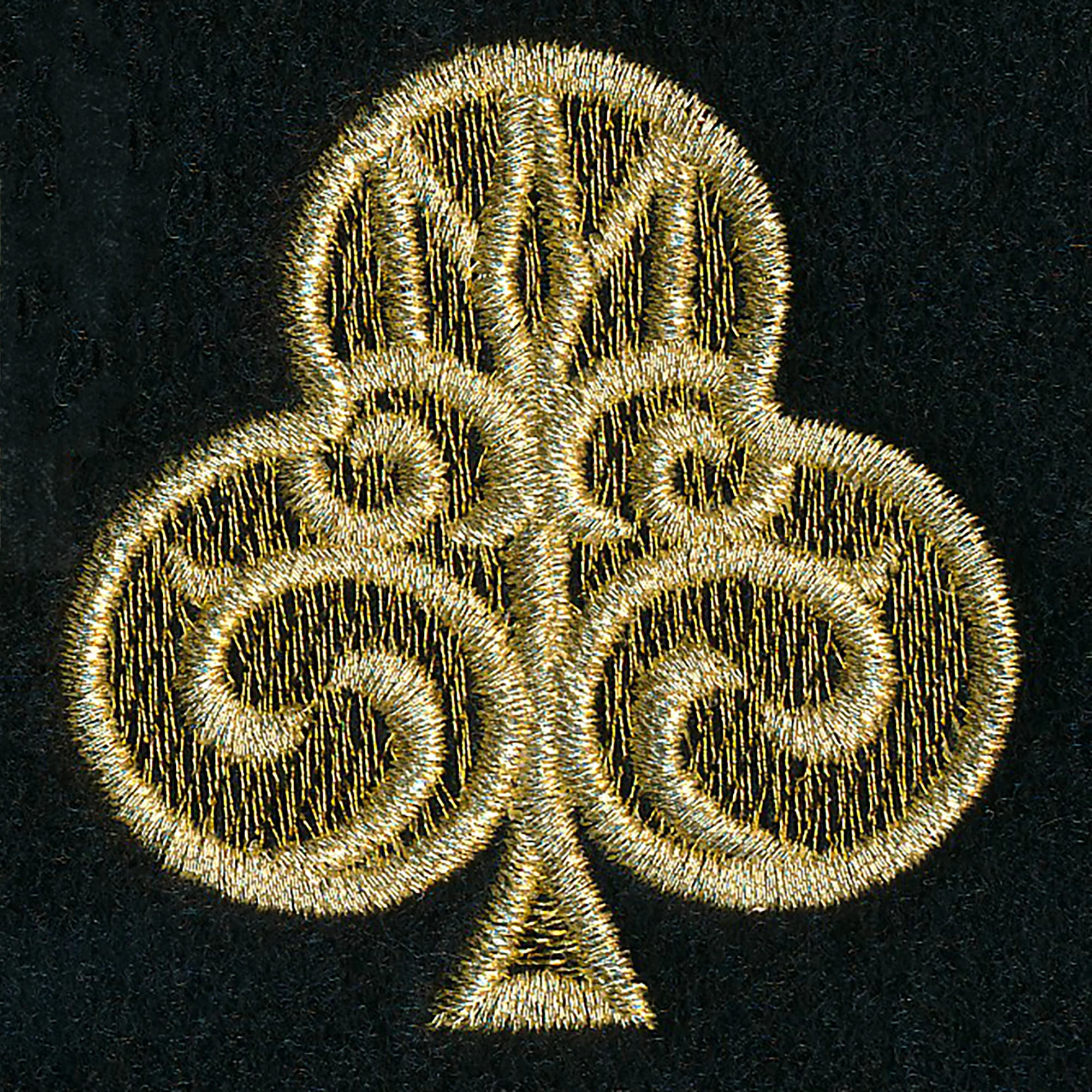 Gilded Card Suits - Club - Image 3
