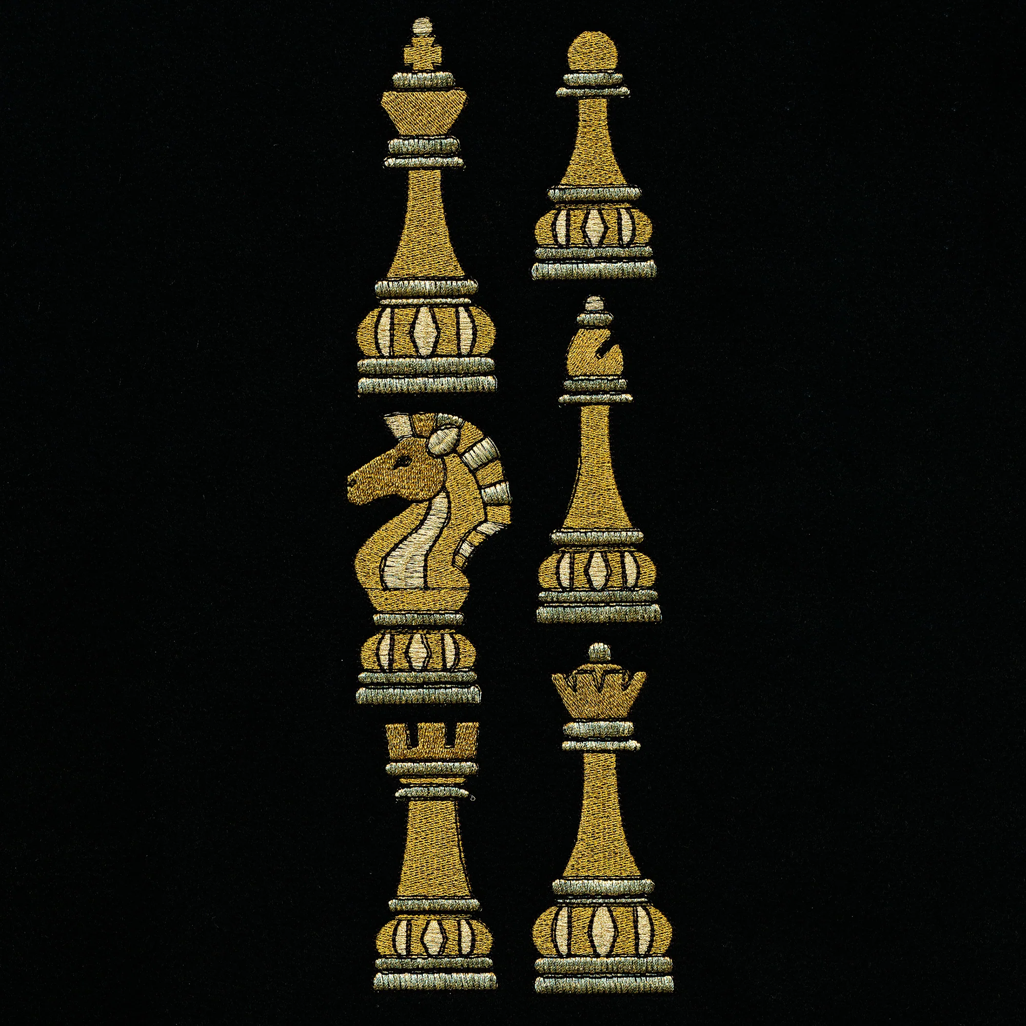 Gilded Chess Pieces - Vertical Border - Image 9
