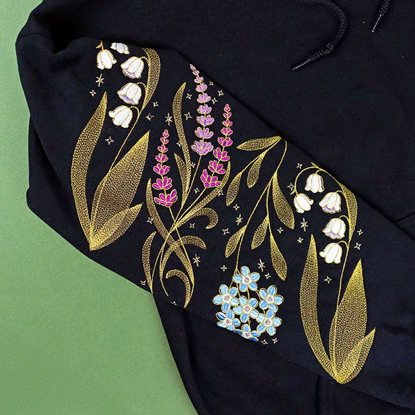 Gilded Floral Stems Design Pack - Image 3