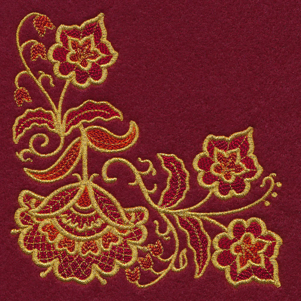 Gilded Holiday Bloom - Corner - Image 4
