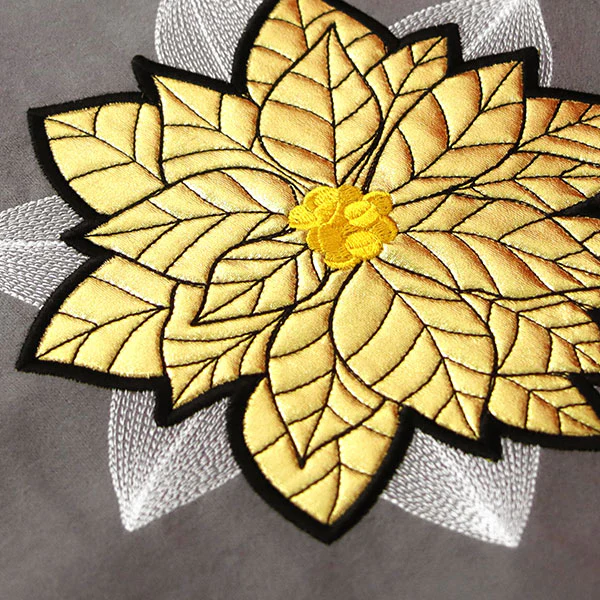 Gilded Poinsettia (Applique) - Image 8