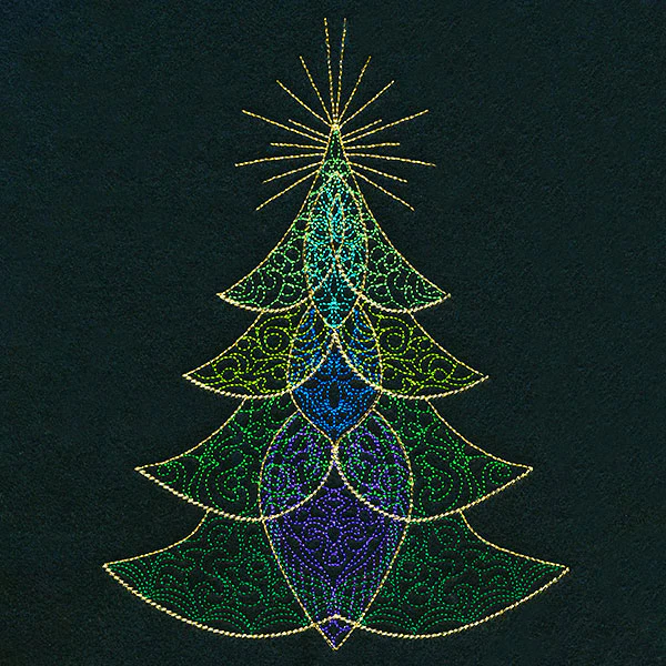 Glimmering Christmas Tree