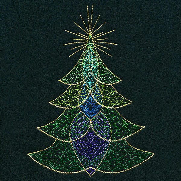 Glimmering Christmas Tree - Image 3