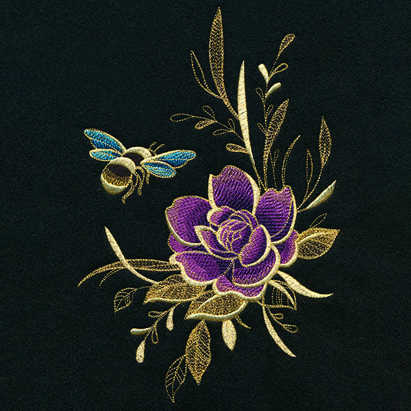 Glimmering Garden - Honeybee and Rose - Image 9