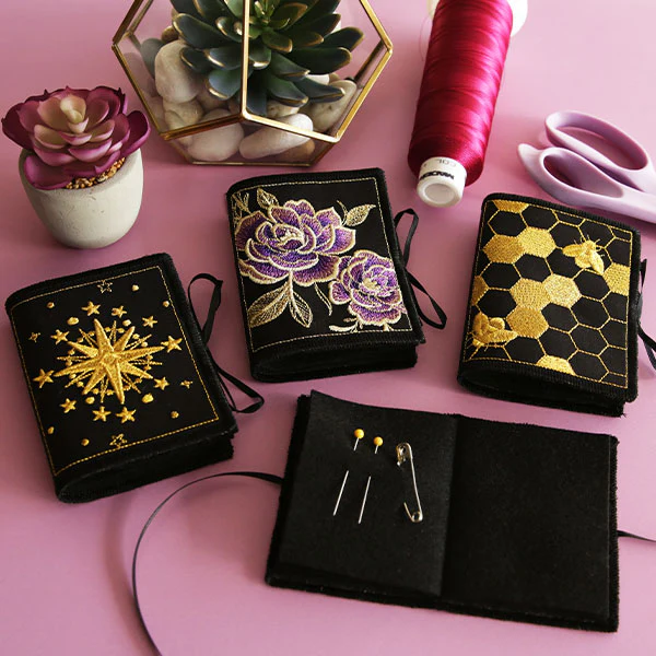 Glimmering Garden Needle Book (In-the-Hoop) - Image 4